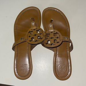 Tan Tory Burch Miller Sandal